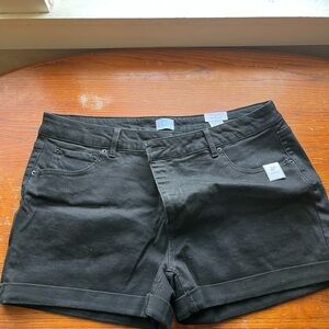 Time and Tru Black Jean Shorts